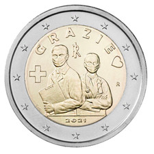 2 Euro Italia 2021 Grazie -