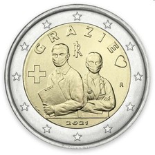 ITALIA 2 euro 2021 PANDEMIA