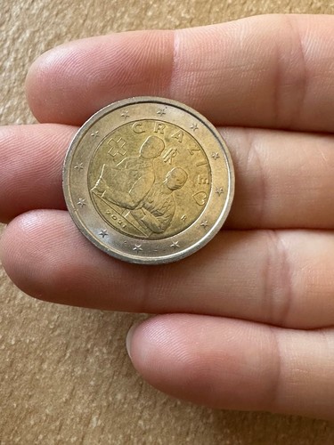 Rara moneta euro - rara, di