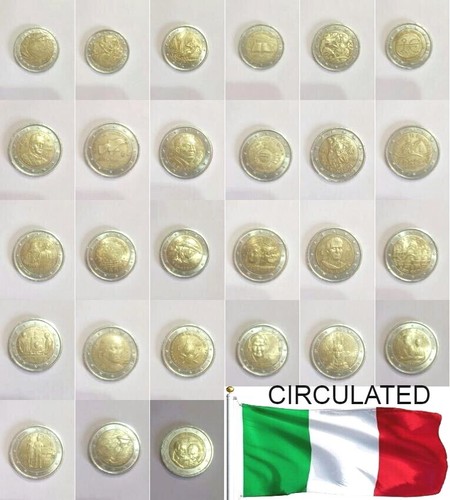 Euro commemorativi italia - euro,