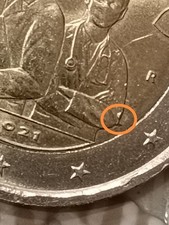 2 Euro 'grazie' Prof