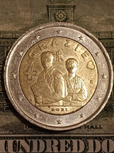 Moneta euro commemorativa - moneta, 2