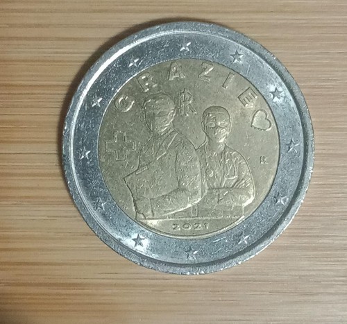Moneta euro rara - da,