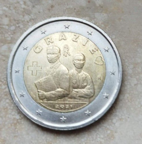 Moneta euro rara grazie - moneta, da