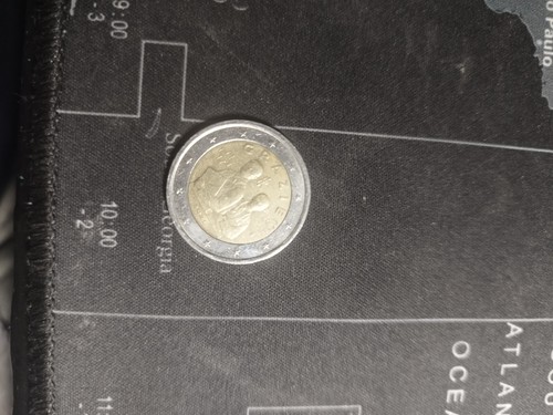 Moneta euro rara grazie - rara,