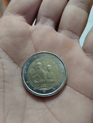 Moneta euro grazie 2021 - euro,