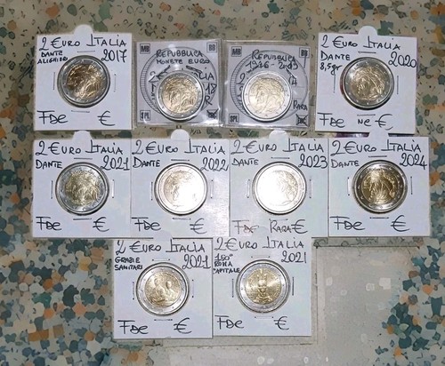 Euro italia fdc unc - euro,
